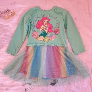 🤍Disney Little Mermaid dress🤍 girl size 6